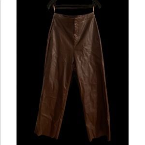 BROWN LEATHER PANTS